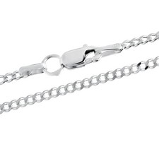 925 Sterling Silver Curb Chain