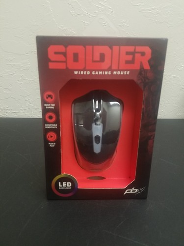 Pbx soldier wired gaming mouse - soldier,