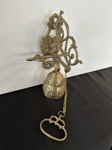 Vtg brass wall mount - brass,