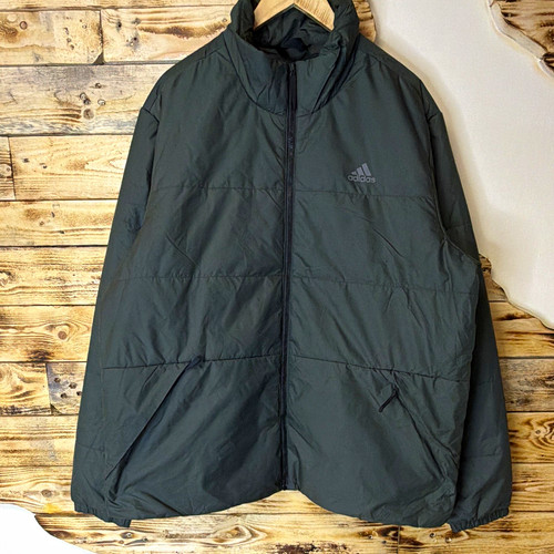 Adidas men green puffer - men's,