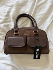 Matties - Brown suede handbag