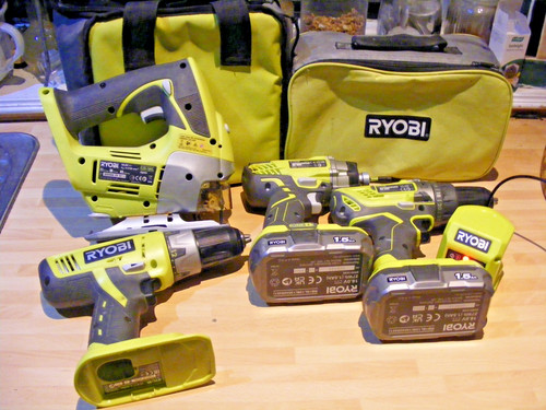 Ryobi power tool set - , jigsaw,