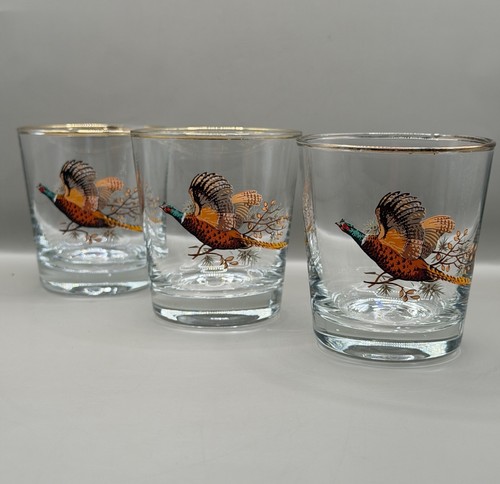 Vintage 1960s pheasant - pheasant, whisky