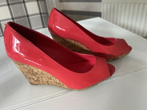 Dune coral wedge shoes - wedge,