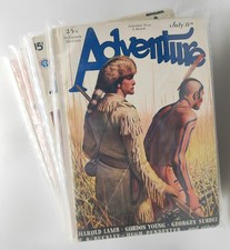 5 Adventure Pulps 1931-1936