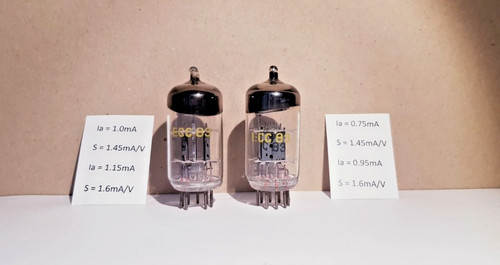 Ecc83 matched pair tube - x,