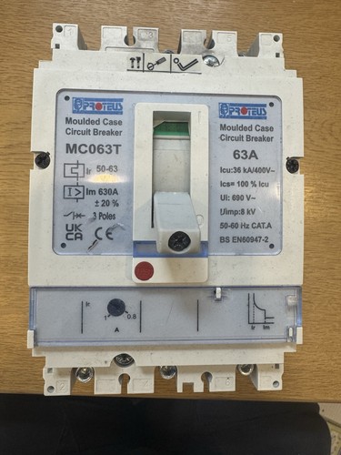 Proteus mc063t amp mccb 3 - 63,
