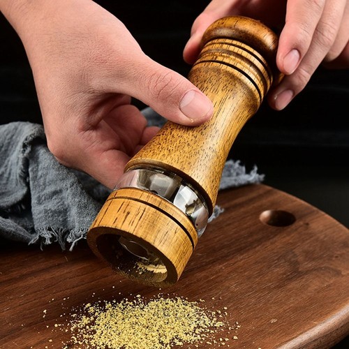 Manual pepper grinder wooden - pepper,