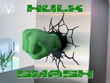 Hulk Smash Wall Decor | 3D