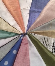 100% SILK + DUPION FABRIC