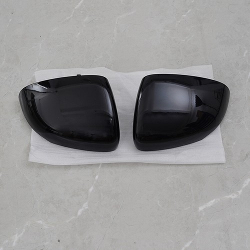 Pair glossy black wing - pair, mirror
