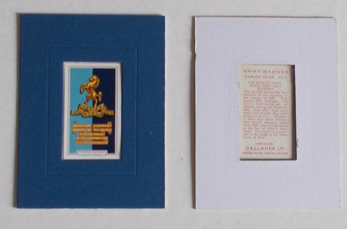Cigarette card gallaher - by, gallaher's
