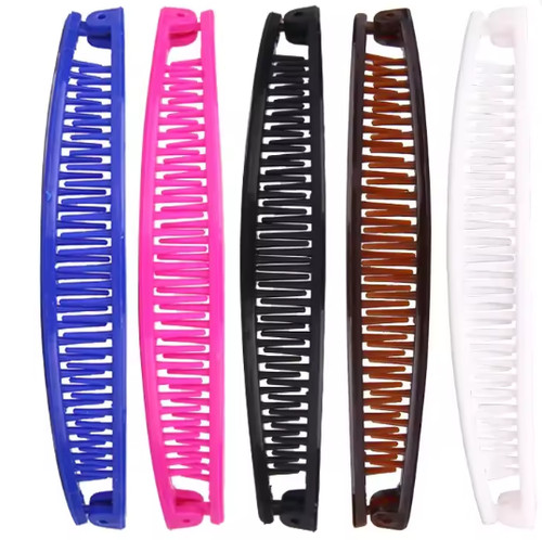 Fish banana hair clip grip - 5x,