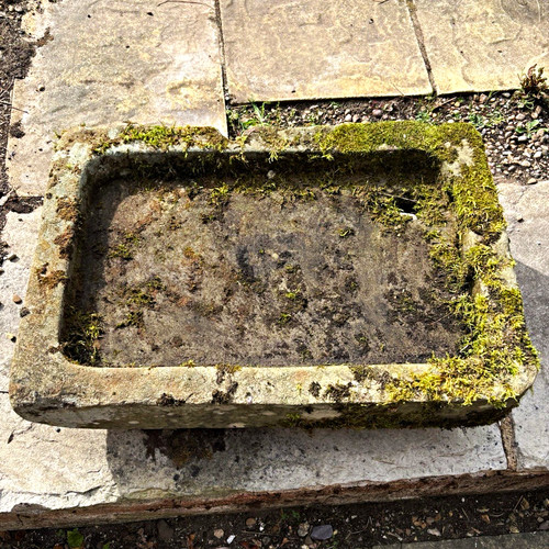 Antique hand carved sandstone - hand-carved,
