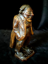 STANDING MAN WITH HANDS IN POCKETS NUTCRACKER Antique Swiss Black Forest c1895 2