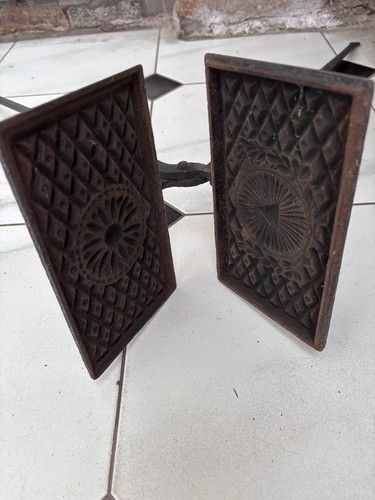 French cast iron waffle - waffle,