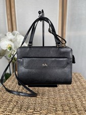 Tula black leather handbag
