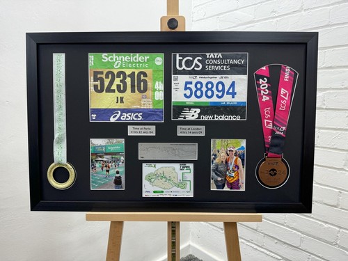Double marathon medal - double,