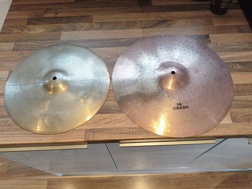 Cymbals and 16 crash - x,