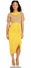 Virgos Lounge Alana Dress Yellow Mustard Size 10 V Good Used. Wedding Party prom