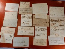 *19* Inter-Island Spanish Rule Stampless Folded Letters and Covers