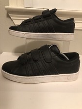 Women's K-Swiss Classic  Black/Black Sizes 6  Hook and Loop DA