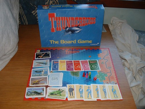 Thunderbirds board game - board,