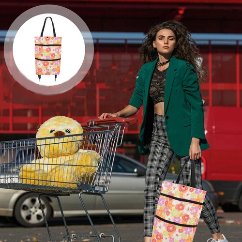 Reusable wheeled shopping bag - reusable,