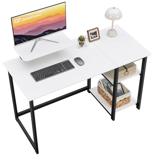 Computer desk with monitor - with,