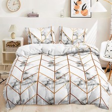 Marble Floral Striped Black