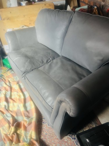 Leather sofa - leather,