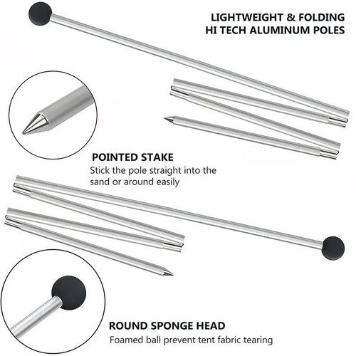 Outdoor aluminum canopy pole - outdoor,
