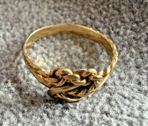 Vintage gold celtic lovers - celtic,