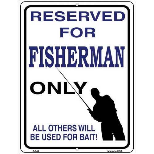 Reserved for fisherman - fisherman, only
