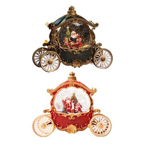 Christmas carriage snow - carriage, globe