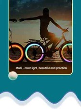Colorful Bike Wheel Spoke Light Waterproof MTB Balance Bicycle Light LED Tyre