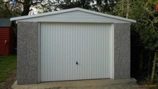 Concrete garage delivered - concrete,