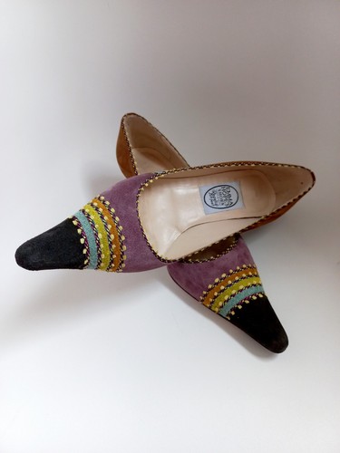 Emma hope multi colour suede - multi,