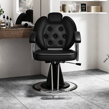 Hydraulic Barber Chair 360° Swivel Salon Beauty Tattoo Hairdressing Styling Seat