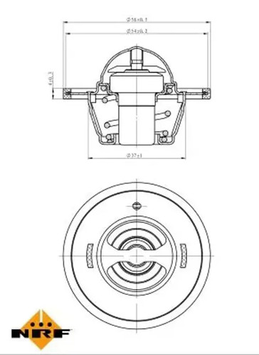 Thermostat without housing
