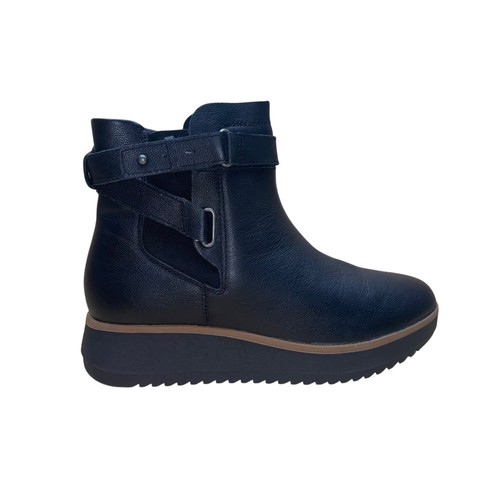 Clarks women black leather - black,