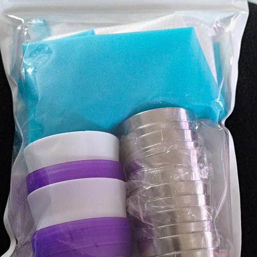 Metal icing nozzle set with - nozzle,