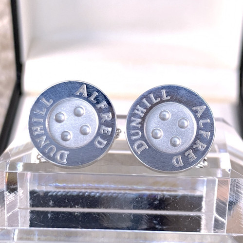 Alfred dunhill cufflinks - dunhill, round
