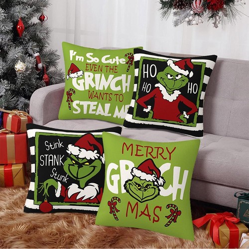 4pcs set grinch - 4pcs/set, christmas