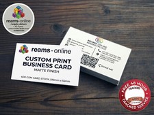 Custom business cards - custom, 400gsm