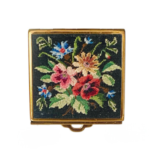 Vintage powder compact - vintage,