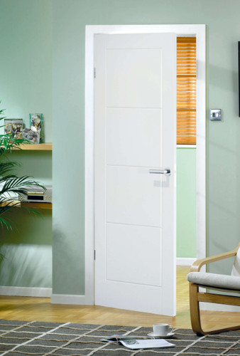 Internal door panel - door, white