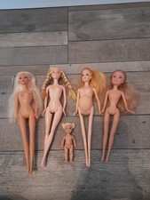 barbie type doll bundle-5 x