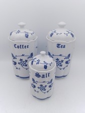 3 x Vintage German TC Blue &