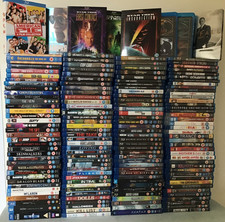 LARGE Blu-ray FILM BUNDLE of 160+ Films. MIXED GENRE *18x Factory Sealed* +STEEL